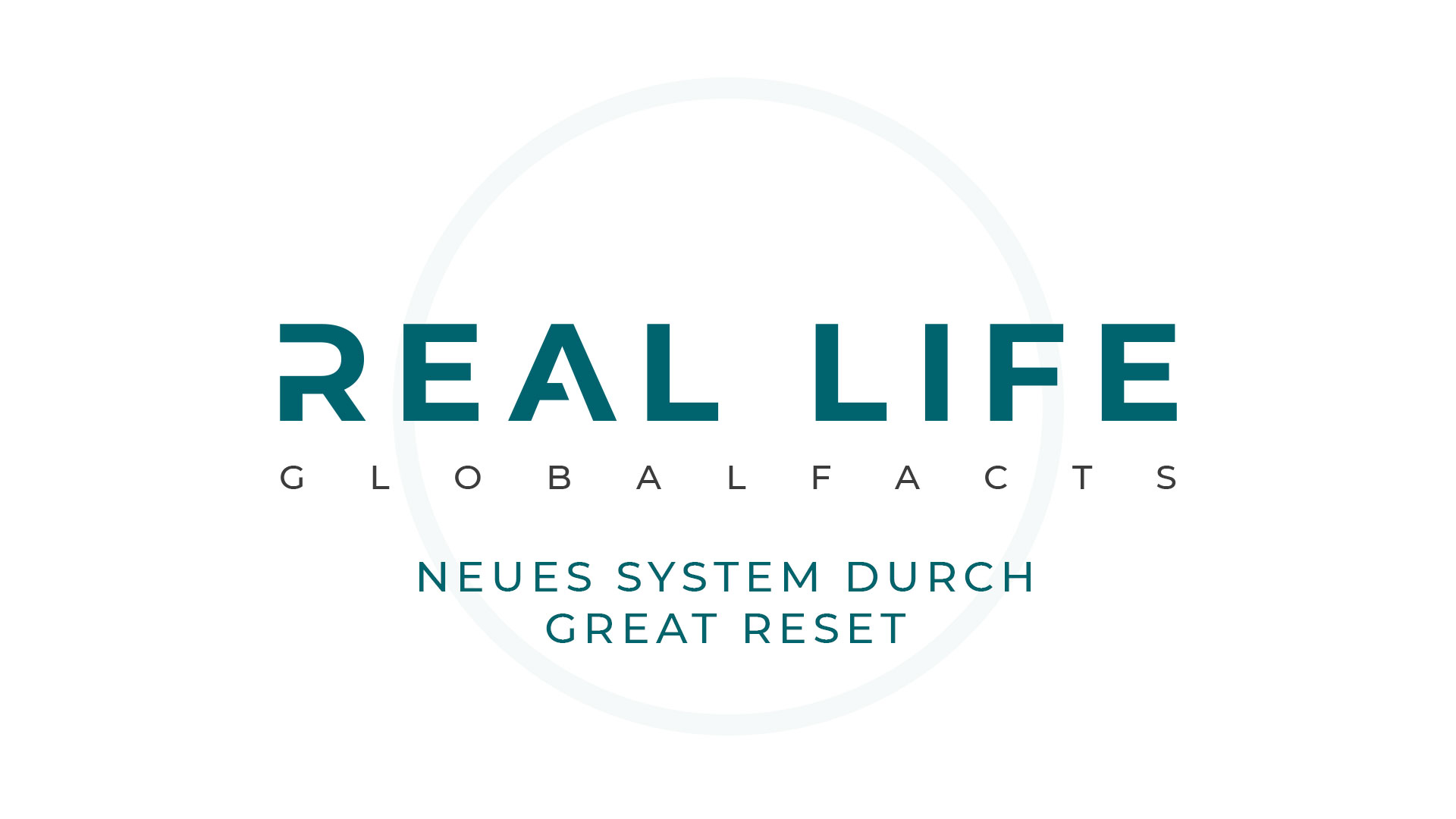 Neues System durch Great Reset